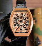 Copy Franck Muller Vanguard Rose Gold Camouflage Dial 42mm Watches